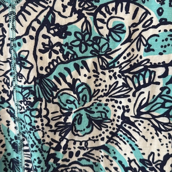 Lilly Pulitzer Juliet Hippy Hippy Shake Shift Pima Cotton Dress - Picture 3 of 4